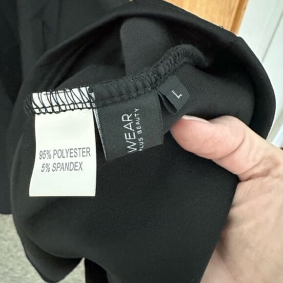 80's Style Custom Dress Puffy Sleeves/Fitted Bodice Size Large Whimsigoth Goth - Picture 4 of 9